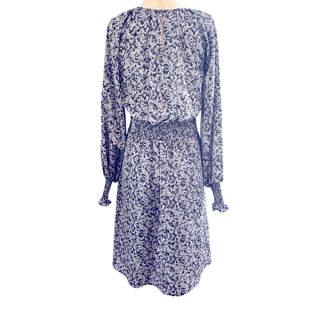 H by HALSTON Long Sleeve Smocked Detail Dress Sz S - Picture 9 of 10
